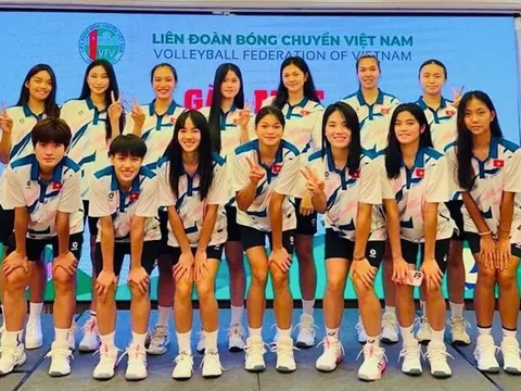 Danh sách đội tuyển bóng chuyền nữ U18 Việt Nam dự Giải vô địch châu Á 2026