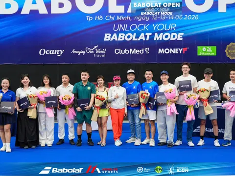 Hơn 1 tỷ đồng cho tổng giá trị giải thưởng Babolat Open 2026