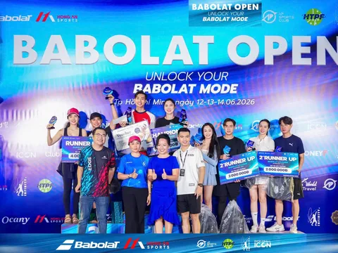 Xác định ra những nhà vô địch tại Giải Tennis - Pickleball Babolat Open Cup 2026
