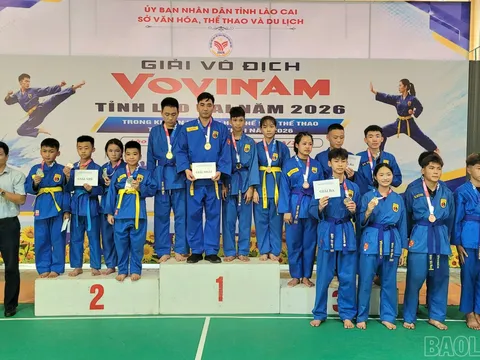 Bế mạc Giải vô địch Vovinam tỉnh Lào Cai năm 2026