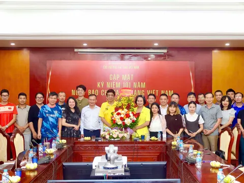 Cục Thể dục thể thao Việt Nam gặp mặt các nhà báo nhân kỷ niệm 101 năm Ngày Báo chí Cách mạng Việt Nam
