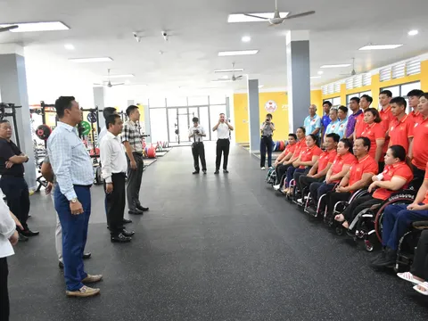 Thứ trưởng Hoàng Đạo Cương kiểm tra công tác chuẩn bị ASIAD 20 tại Trung tâm Huấn luyện Thể thao Quốc gia