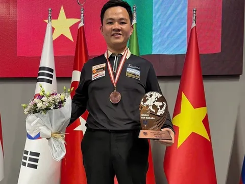 Bảng xếp hạng Billiards mới nhất: Tăng 2 bậc Bao Phương Vinh lên hạng 16 thế giới