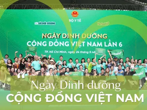 Herbalife Việt Nam bền bỉ đồng hành cùng ngày dinh dưỡng cộng đồng Việt Nam lần thứ 6