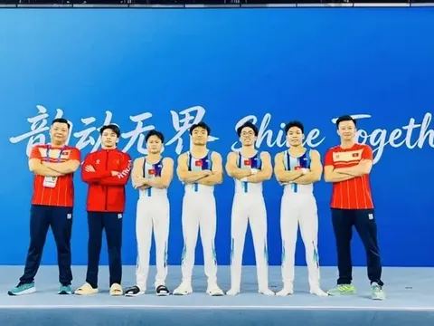 Đội tuyển thể dục dụng cụ nam Việt Nam xuất sắc giành 5 suất dự ASIAD 20