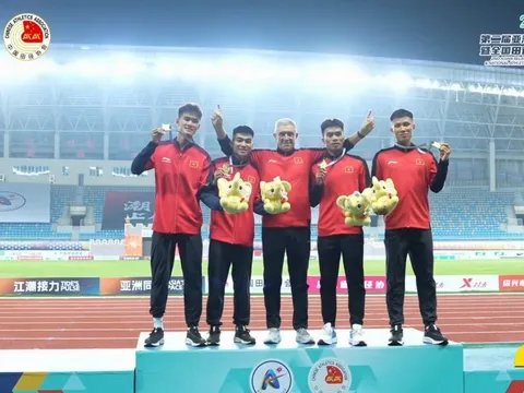 Điền kinh Việt Nam giành 2 huy chương vàng Giải vô địch tiếp sức châu Á 2026