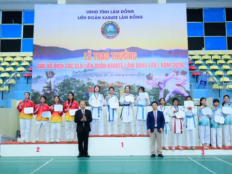 Giải vô địch các câu lạc bộ Karate Lâm Đồng lần thứ I năm 2026
