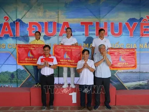 Hải Phòng xếp thứ nhất Giải Đua thuyền Canoeing vô địch các đội mạnh quốc gia năm 2026