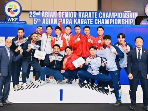 Karate Việt Nam giành 2 suất chính thức dự World Cup 2026