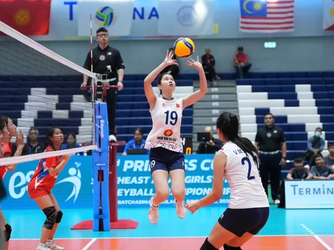 Lộ diện đối thủ của U18 bóng chuyền nữ Việt Nam tại bán kết Giải vô địch Đông Nam Á 2026