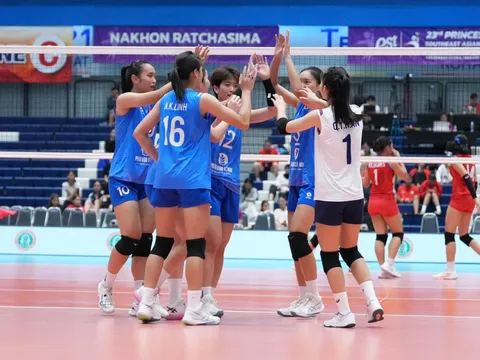 Giải vô địch Bóng chuyền nữ U18 Đông Nam Á 2026: Thắng kịch tính Indonesia, Việt Nam vào chung kết
