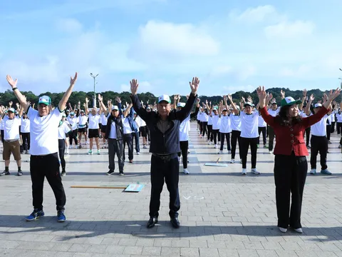 Lâm Đồng: Hơn 2.000 người hưởng ứng ngày hội toàn dân tập luyện thể dục thể thao