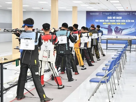 Khai mạc Giải vô địch Bắn súng các nhóm tuổi Thanh Thiếu niên quốc gia 2026