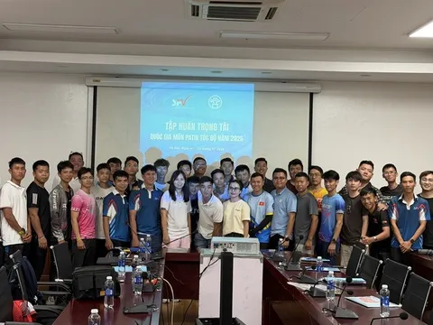 33 học viên tham gia lớp tập huấn trọng tài quốc gia môn Patin Tốc độ năm 2026