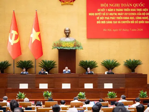 Hội nghị toàn quốc sơ kết 1 năm 6 tháng triển khai thực hiện Nghị quyết số 57