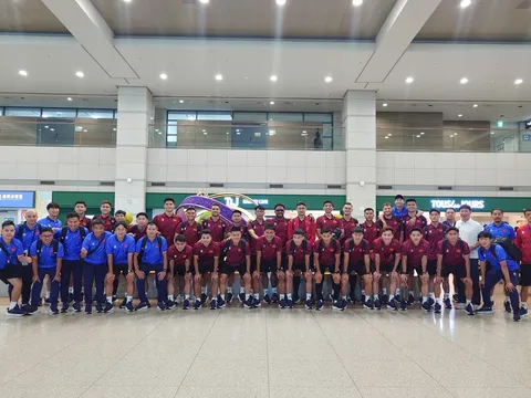 Đội tuyển Việt Nam sẵn sàng "luyện công" tại Hàn Quốc