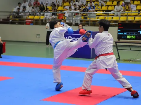 340 vận động viên tranh tài tại Giải Karate, Taekwondo tỉnh Bắc Ninh năm 2026