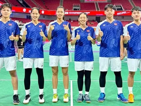 Đội tuyển cầu lông trẻ Việt Nam kết thúc Giải vô địch châu Á 2026
