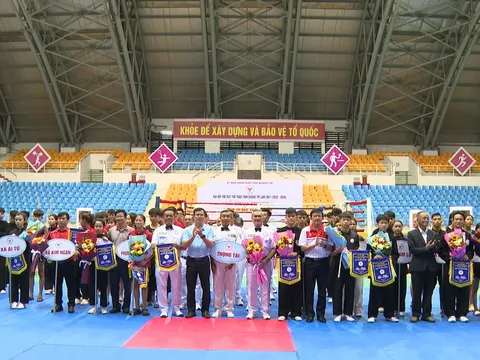 Hơn 100 vận động viên tranh tài Giải Võ cổ truyền Đại hội Thể dục thể thao tỉnh Quảng Trị lần thứ I