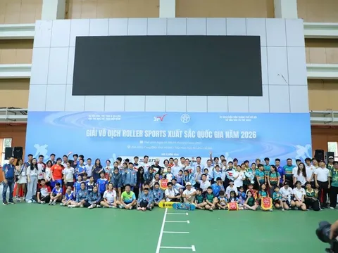 Hơn 150 vận động viên tranh tài tại Giải vô địch Roller Sports xuất sắc quốc gia 2026
