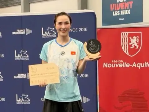 Vũ Thị Trang giành ngôi vô địch Giải Cầu lông FZ FORZA Future Series Nouvelle-Aquitaine 2026
