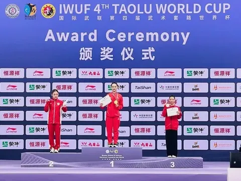 Cúp Taolu thế giới 2026: Dương Thúy Vi giành huy chương vàng bài Thương thuật