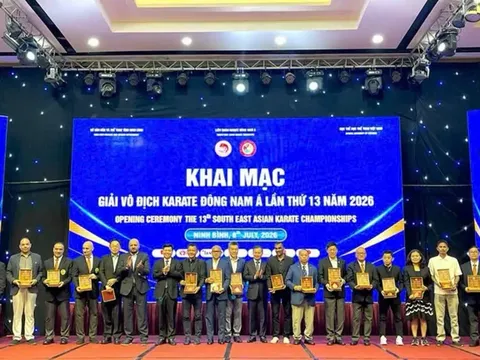 Khởi tranh Giải Karate vô địch Đông Nam Á 2026