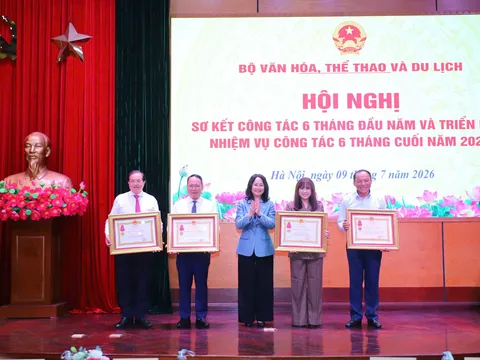 Bộ Văn hóa, Thể thao và Du lịch: Tôn vinh các tập thể, cá nhân có thành tích xuất sắc