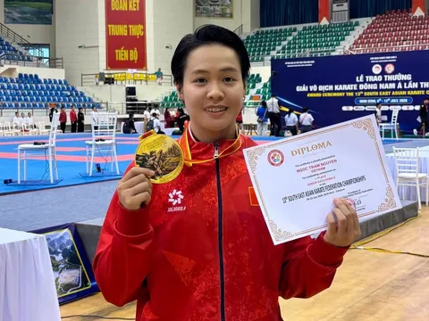 Karate Việt Nam giành 7 huy chương vàng trong ngày ra quân Giải vô địch Đông Nam Á 2026