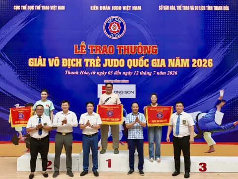 TP.HCM giành ngôi nhất toàn đoàn Giải vô địch trẻ Judo quốc gia năm 2026