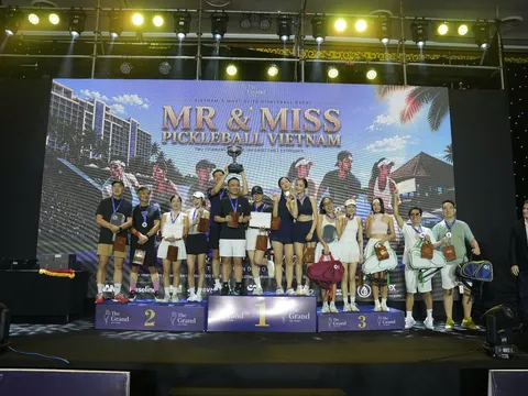 Giải Mr & Miss Pickleball Vietnam 2026 kết thúc mãn nhãn, hàng loạt giải thưởng được trao