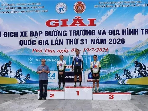 Hà Nội dẫn đầu nội dung Xe đạp Địa hình trẻ quốc gia lần thứ 31 - 2026