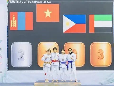 Đội tuyển Ju-jitsu Việt Nam xếp thứ nhì tại Giải vô địch châu Á 2026