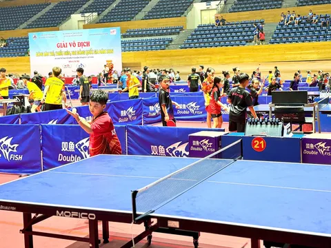 660 tay vợt tranh tài tại Giải vô địch Bóng bàn trẻ, thiếu niên, nhi đồng quốc gia 2026