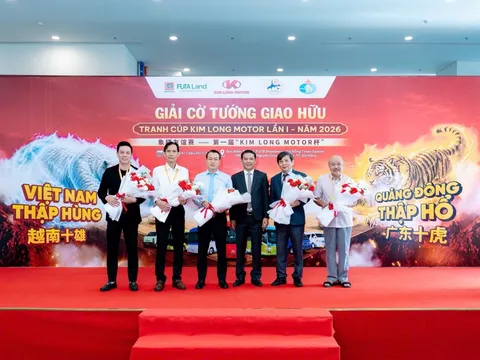 Khai mạc Giải cờ Tướng giao hữu quốc tế Cúp Kim Long Motor lần thứ I