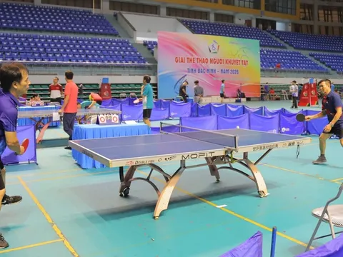 Gần 100 vận động viên tranh tài Giải Thể thao Người khuyết tật tỉnh Bắc Ninh năm 2026