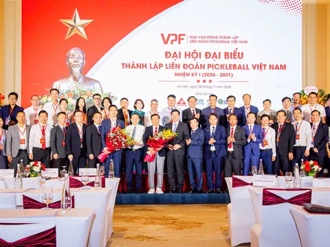 Ông Lê Văn Thành giữ chức Chủ tịch Liên đoàn Pickleball Việt Nam nhiệm kỳ I