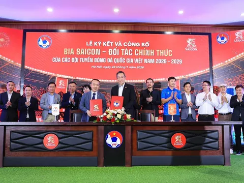 Các đội tuyển bóng đá quốc gia Việt Nam có đối tác chính thức giai đoạn 2026-2029