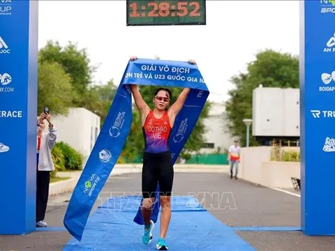 Kết thúc Giải vô địch Triathlon trẻ và U23 quốc gia 2026