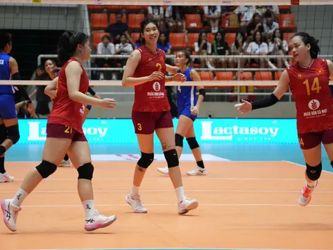 Tuyển bóng chuyền nữ Việt Nam thắng trận mở màn SEA V.Cup 2026