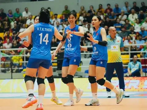 Chặng 1 SEA V.Cup 2026: Thắng Indonesia, đội tuyển bóng chuyền nữ Việt Nam dẫn đầu sau 2 lượt trận