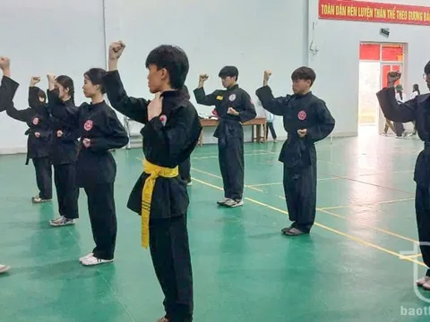 Thái Nguyên phát triển phong trào võ cổ truyền trong trường học
