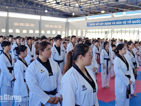 An Giang tập huấn chuyên môn Teakwondo năm 2026