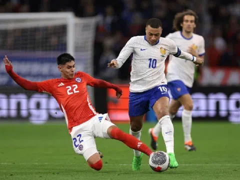Đội tuyển Pháp nhọc nhằn giành chiến thắng trước Chile