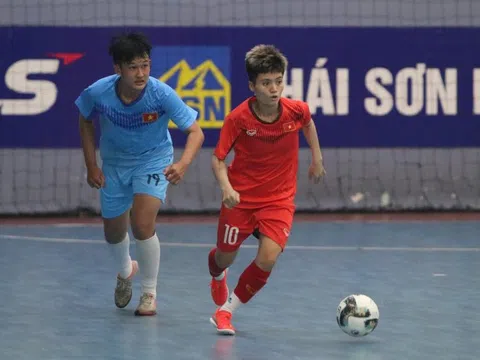 Hướng tới SEA Games 31: Đội tuyển nữ futsal Việt Nam tiếp tục đấu tập