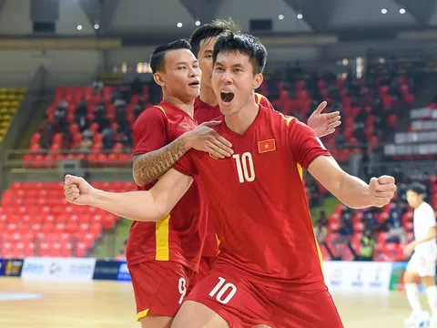 Thắng Myanmar sau loạt luân lưu, tuyển futsal Việt Nam giành vé dự Vòng chung kết Futsal châu Á 2022