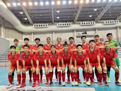 Đội tuyển nữ futsal Việt Nam khép lại chuyến tập huấn bổ ích tại Bahrain trước thềm SEA Games 31