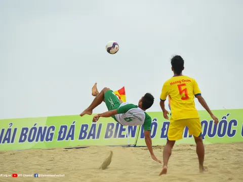 Giải Bóng đá bãi biển vô địch quốc gia 2022: Đà Nẵng bảo vệ thành công ngôi vô địch trước 1 vòng đấu