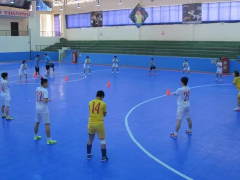 Đội tuyển futsal nữ Việt Nam tích cực chuẩn bị SEA Games 31