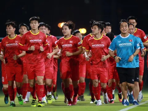 Danh sách tuyển Việt Nam chuẩn bị giao hữu với đội tuyển Afghanistan